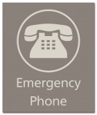 State Pool Sign - Emergency Phone - Illinois Compliant