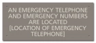State Pool Sign - Emergency Phone - Nevada Compliant