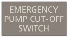 State Pool Sign - Emergency Pump Cut-Off... - Virginia Compliant