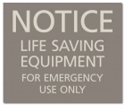 State Pool Sign - Life Saving Equipment - Illinois Compliant