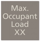 State Pool Sign - Max Occupancy - California
