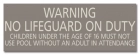 State Pool Sign - No Lifeguard - Nebraska Compliant