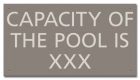 State Pool Sign - Pool Capacity - Montana Compliant