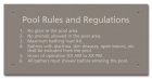 State Pool Sign - Pool Rules - Alabama Compliant