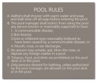 State Pool Sign - Pool Rules - Alaska Compliant