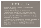 State Pool Sign - Pool Rules - Idaho Compliant