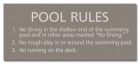 State Pool Sign - Pool Rules - Iowa Compliant