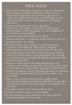 State Pool Sign - Pool Rules - KY Compliant