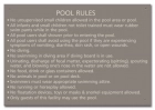 State Pool Sign - Pool Rules - Maine Compliant