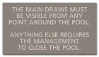State Pool Sign - Pool Rules - Montana Compliant