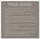 State Pool Sign - Pool Rules - Montana Compliant