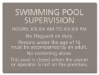 State Pool Sign - Pool Rules - New Jersey Compliant