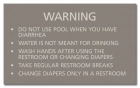 State Pool Sign - Pool Rules - Ohio Compliant