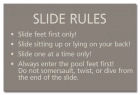State Pool Sign - Pool Rules - Oregon Compliant