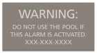 State Pool Sign - Pool Rules - Utah Compliant