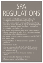 State Pool Sign - Spa Regulations - Nebraska Compliant