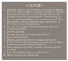 State Pool Sign - Spa Rules - KY Compliant