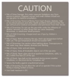 State Pool Sign - Spa Rules - Maryland Compliant