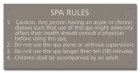 State Pool Sign - Spa Rules - Missouri Compliant