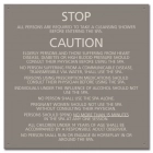 State Pool Sign - Spa Rules - Mobile, AL Compliant