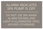 State Pool Sign - Spa Rules