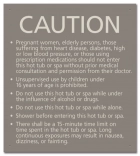 State Pool Sign - Spa Rules - New Jersey Compliant
