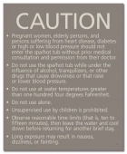 State Pool Sign - Spa Rules - Ohio Compliant
