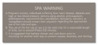 State Pool Sign - Spa Rules - Rhode Island