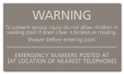 State Pool Sign - Wading Pool - North Carolina Compliant