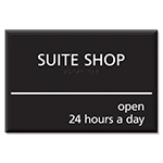 Suite Shop Sign