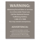 Texas Code - Human Trafficking Notice - Celtec Material 
