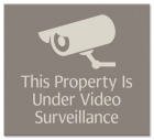 Video Surveillance Sign- Fiberbrite