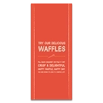 Waffle Wall Panel 36" non-standard widthTop of graphic can be trimmed