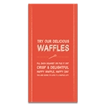 Waffle Wall Panel - 42" non-standard width Top of Graphic Can Be Trimmed