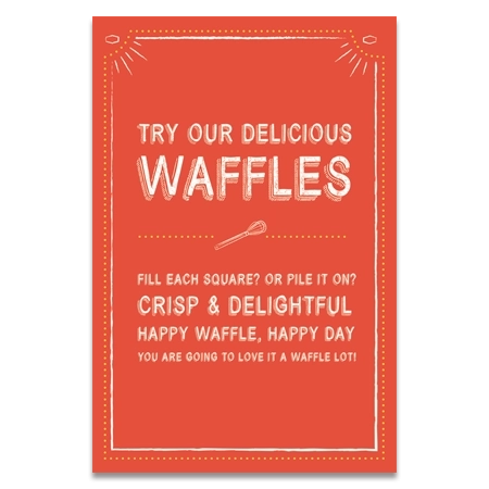 Waffle Wall Panel 48" W x 72" H Prototypical Size - CANNOT BE TRIMMED