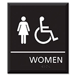 Women Sign w/Female & ISA Symbols