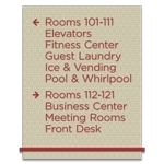 11-Line Directional Sign