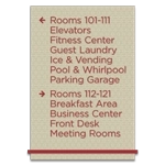 13-Line Directional Sign