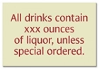 Alcohol Warning Sign - Alabama Compliant