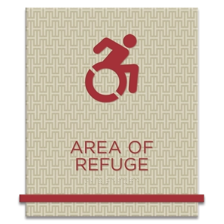 Area of Refuge Sign - Dynamic ISA Symbol