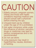 California Spa Rules Sign