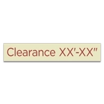 Clearance w/Height Indicator