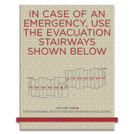Elevator Evacuation Map (Evacuation Stairways)
