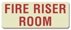 Fire Riser Room Label