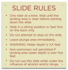 Montana Slide Rules Sign