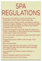Nebraska Spa Regulations Sign