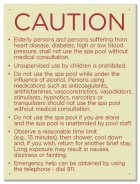 New York City Spa Rules Sign