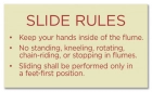 New York City White-Water Slide Rules Sign