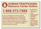 New York Human Trafficking Notice Sign