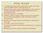 Oklahoma Pool Rules Sign